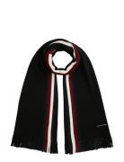 Th Rwb Rachelle Scarf Black Tommy Hilfiger