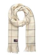 Recycled Wool Blend Scarf Cream Lexington Clothing