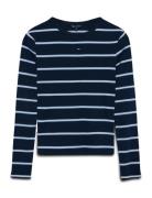 Tjw Slim Essential Rib Ls Navy Tommy Jeans
