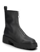 Chunky Front Zip Boot Black Calvin Klein