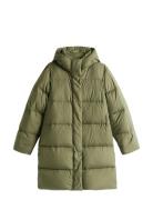 Modern Down Reg Coat Khaki Tommy Hilfiger