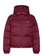 Essential Midweight Puffer Jacke Burgundy Calvin Klein Jeans