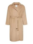 Hero Trench Coat-Dbl Face Wool - Beige Calvin Klein