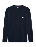 Tjm Reg Badge Tee Ls Navy Tommy Jeans