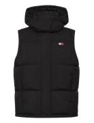 Tjw Alaska Grid Down Vest Black Tommy Jeans