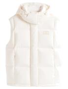 Tjw Alaska Grid Down Vest Cream Tommy Jeans