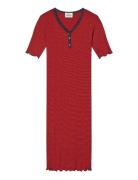 5X5 Stripe Tanya Dress Red Mads Nørgaard