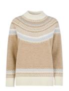 Jennifer Fair Isle Sweater Beige Newhouse