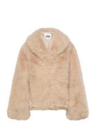 Joline Faux Fur Jacket Cream Twist & Tango