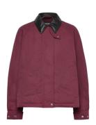 Cph Workwear Jacket 1 Cotton Olive Burgundy Copenhagen Studios