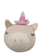 Knitted Balls With A Bell - Unicorn Pink Barbo Toys