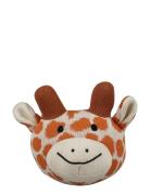 Knitted Balls With A Bell - Giraf Patterned Barbo Toys