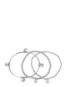 Capri 3-Pack Bracelet Gold Silver Bud To Rose
