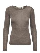 Fangiw T-Shirt Ls Brown InWear