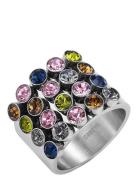 Lima Large Ring Silver Bud To Rose