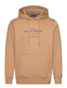 Oval Graphic Hoodie Beige Tommy Hilfiger