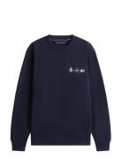 Small Crest Outline Crew Neck Navy Tommy Hilfiger