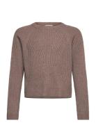 Nkfrikine Ls Short Knit Pullover Pb Brown Name It