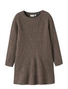 Nkfrikine Ls Knit Dress Pb Brown Name It