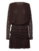Vmhalley Ls Lace Short Dress Jrs Exp Brown Vero Moda