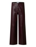 Slfdarla-Faye Mw Crock Pants Burgundy Selected