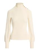 Cotton Modal-Ls Mn Top Cream Lauren Ralph Lauren