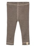 Ppdante Leggings Merino Wool Striped Patterned Petit Piao