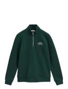 Graphic Half Zip Sweat Green GANT