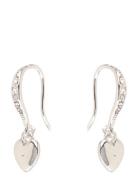 Dixie Heart Earrings Silver-Plated Silver Pilgrim