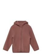 Jacket Ears Wool Fleece Brown Huttelihut