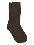 Bess Long Socks Brown Mp Denmark