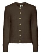 Yasmey Ls Knit Cardgian Brown YAS