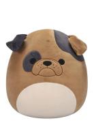 Squishmallows 40 Cm P24 Loafer Bulldog Brown Squishmallows