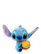 Disney Stitch With Burger Plush Blue Disney