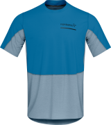 Norrøna Men's Senja Equaliser Lightweight T-Shirt  Mykonos Blue