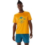 Asics Men's Fujitrail Logo Short Sleeve Top Sandstorm