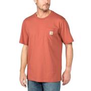 Carhartt Men's K87 Pocket Short Sleeve T-Shirt Terracotta