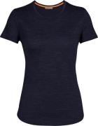 Icebreaker Women's Sphere II Short Sleeve Tee Midnight Navy Heather