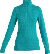 Women's Mer 260 Vertex Long Sleeve Half Zip Herenga Flux Green/Snow/J