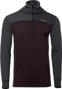 Aclima Men's LightWool 180 Hoodie Chocolate Plum/Marengo