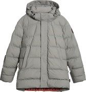 Napapijri Men's Thermo Puffer Long Jacket 20-22 Gray Ghost