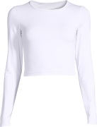 Casall Women's Crop Long Sleeve White