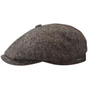 Stetson Men's Hatteras Wool Herringbone Grey Herringbone