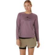 Asics Women's Fujitrail Logo LS Top Dusty Mauve