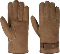 Stetson Men's Gloves Lambfur/Deerskin Brown