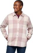 Black Diamond Women's Project Lined Flannel Shirt Pale Mauve-Off White...