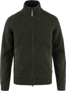 Fjällräven Men's Övik Zip Cardigan Knit Dark Olive