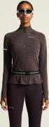 Craft Women's Advance Subz Wool Ls Tee 3 Dark Plum Melange