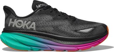 Hoka Women's Clifton 9 GORE-TEX Black / Electric Aqua