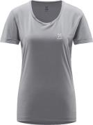 Haglöfs Women's Ridge Hike Tee Concrete Solid